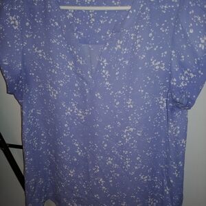 Lavender Floral Women's Top